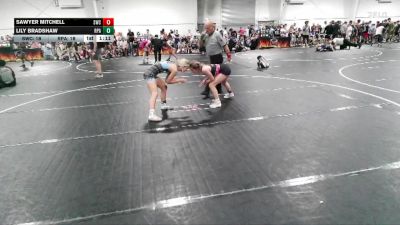 100 lbs Round 3 (4 Team) - Sawyer Mitchell, Storm Wrestling Center vs Lily Bradshaw, RPA
