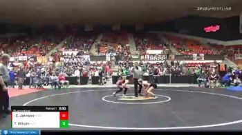 138 lbs Quarterfinal - Ella Johnson, Marysville vs Tally Wikum, Hoisington