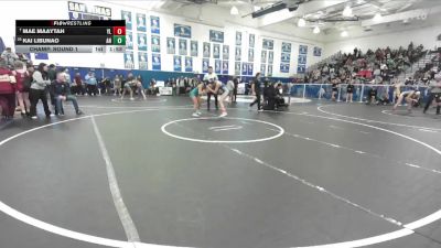 115 lbs Champ. Round 1 - Mae Maaytah, Yorba Linda vs Kai Libunao, Aliso Niguel