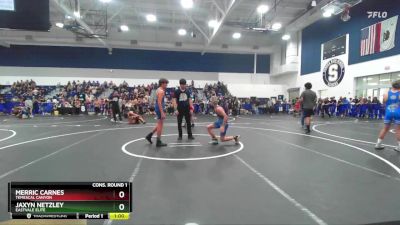 126 lbs Cons. Round 1 - Jaxyn Netzley, Eastvale Elite vs Merric Carnes, Temescal Canyon