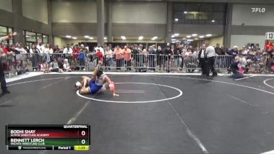 135 lbs Quarterfinal - Bennett Lerch, Wichita Wrestling Club vs Bodhi Shay, SlyFox Wrestling Academy