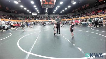 46 lbs Round Of 16 - Dawson Wise, Tecumseh Youth Wrestling vs Holsten Bridges, Norman Grappling Club