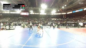 125 lbs Champ. Round 3 - Olivia Gutierrez, Jerome vs Kiera DeLeon, Meridian