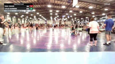 106 lbs Rr Rnd 3 - Paul Childs, Iron Faith Wrestling vs Lucas Barbieri, Brady Strong