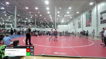 108 lbs Semifinal - Justin Farnsworth, Malvern Wrestling Club vs Blake Klipp, Team Nauman Wrestling Club Pink