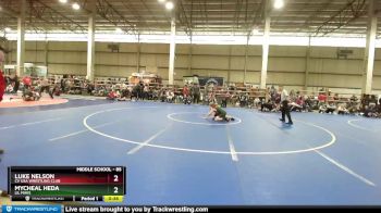 85 lbs Cons. Round 2 - Mycheal Heda, Lil Mavs vs Luke Nelson, CV USA Wrestling Club