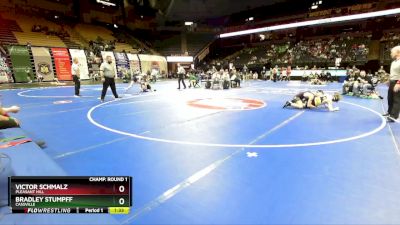 120 Class 2 lbs Champ. Round 1 - Victor Schmalz, Pleasant Hill vs Bradley Stumpff, Cassville