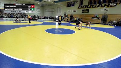 141 lbs Consi Of 32 #2 - Quinton Hull, Clovis West vs Marcello Calavitta, Esperanza