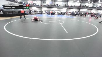 126 lbs Round Of 16 - Vincent Mastrianni, Colonie vs Tristan Levin, Tottenville