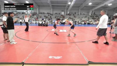 132 lbs Rr Rnd 1 - Danny Gatto, Mat Warriors vs Isaac Mayora, Knights Wrestling Club-Red