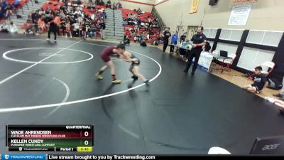 78 lbs Quarterfinal - Kellen Cundy, Punisher Wrestling Company vs Wade Ahrendsen, Cle Elum Mat Miners Wrestling Club