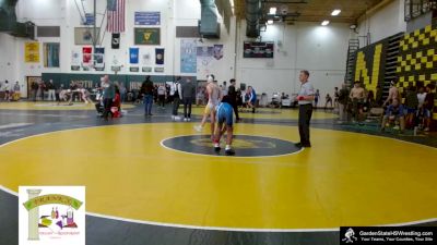 157A Round 1 - Luke Charbonneau, North Hunterdon vs Jayden Velazquez, Warren Hills