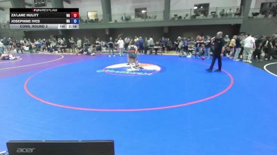 Junior Girls FS - 155 lbs Quarters - Za'Lane Hulitt, WA vs Josephine Ives, WA