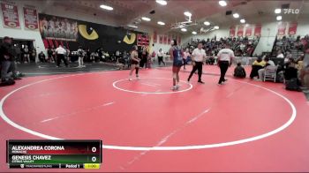 120 lbs Cons. Round 7 - Genesis Chavez, Citrus Valley vs AlexAndrea Corona, Monache