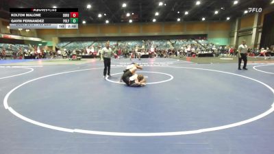 149 lbs Round Of 64 - Kolton Malone, Southern Oregon vs Gavin Fernandez, Cal Poly