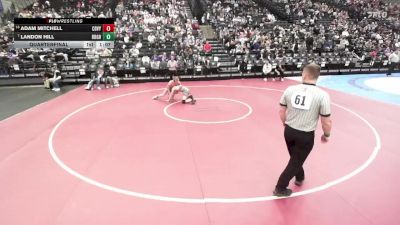 5A 144 lbs Quarterfinal - Landon Hill, Brighton vs Adam Mitchell, Cedar Valley