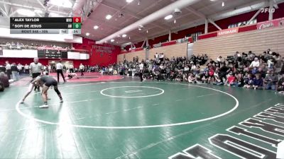 105 lbs 5th Place Match - Alex Taylor, Monte Vista (Danville) vs Sofi De Jesus, Archie Williams