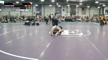 132 lbs Rr Rnd 2 - Chance Grim, FORGE H/S 2 vs Brecken Strickland, Kraken Black