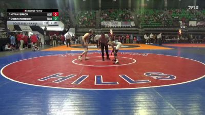 7A 120 lbs Semifinal - Kiyan Simon, Huntsville vs Owen Herbert, Tuscaloosa County