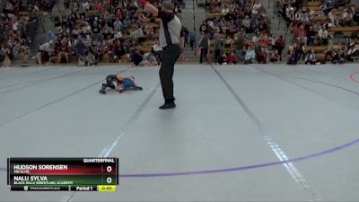 45 lbs Quarterfinal - Nalu Sylva, Black Hills Wrestling Academy vs Hudson Sorensen, MN Elite