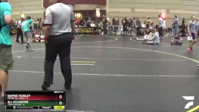 67 lbs Round 4 (6 Team) - Kayne Hunley, Metro All Stars vs Eli Schaefer, Team Gotcha