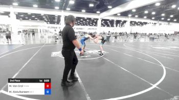 70 lbs 2nd Place - Micah Van Grol, Team Thunder vs Mohammed Abdulkareem, No Team