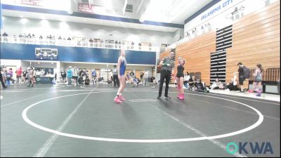 97-102 lbs Rr Rnd 2 - Callie Gannaway, Piedmont Youth vs Alice Martin, Little Axe Takedown Club