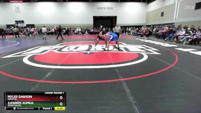 150B Champ. Round 1 - Sjoeren Aumua, Grain Valley vs Myles Dawson, Maize HS