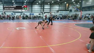 70 lbs 1st Place Match - Nicholas Messina, Centerville Wrestling Club vs Wyatt Yeager, 84 Athletes
