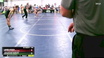 155 lbs Cons. Round 2 - James Kosza, Wellington Wrestling Club vs Jonathan Kopcio, Fitz Wrestling Academy