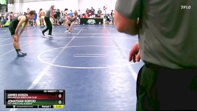 155 lbs Cons. Round 2 - James Kosza, Wellington Wrestling Club vs Jonathan Kopcio, Fitz Wrestling Academy