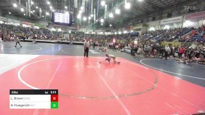61 lbs Round Of 16 - Lucas Brown, Cedaredge Wrestling vs Ayden Huegerich, No Team