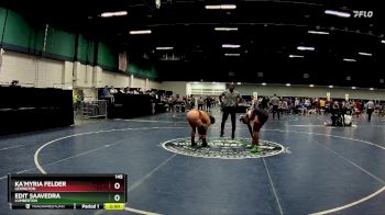 145 lbs Quarterfinal - Ka`Myria Felder, Lexington vs Edit Saavedra, Lumberton