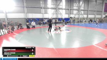 59 lbs Champ. Round 2 - Dayson Duke, Idaho vs Brock Hvass, Lewiston WC