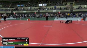 95 lbs Cons. Round 2 - Aiden Tribon, Elk River vs Mickey Delaney, Elk River