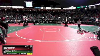 114 lbs Champ. Round 3 - Leonidas Giatis, HDH1 vs Colton Nixon, MFJ3