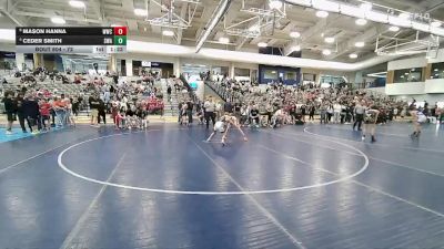 72 lbs 3rd Place Match - Mason Hanna, Westlake Wrestling Club vs Ceder Smith, Sanderson Wrestling Academy