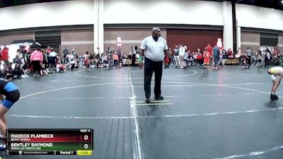 75 lbs Cons. Round 2 - Bentley Raymond, Ironclad Wrestling vs Maddox Plambeck, Beast Works