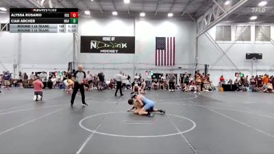110 lbs Round 1 (4 Team) - Alyssa Rosario, Rattlers Siggy Style vs Cian Archer, Mavericks