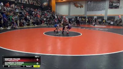 60 lbs Round 2 - Kameron Cushman, Sebolt Wrestling Academy vs Sawyer Mulnix, Lynx Wrestling Club