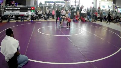 55 lbs Cons. Semi - Gabriel Zamora, Best Trained Wrestling vs Payton Johnson, Spring Klein Wrestling Club