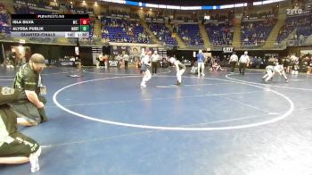 103 lbs Quarterfinal - Isla Silva, Mt. Lebanon vs Alyssa Publik, North Pocono