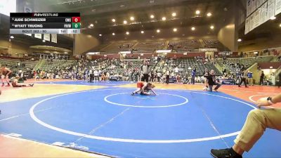 90 lbs 1st Place Match - Jude Schweizer, Conway Wrestling Club vs Wyatt Truong, Pottsville Apache Youth Wrestling