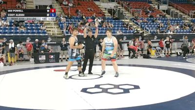 215 lbs Champ. Rd Of 64 - Ian Powell, Wisconsin vs Cody Alessi, New York