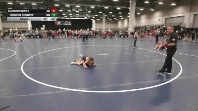 58 lbs Semis - Cooper Corbett, Roundtree Wrestling Academy vs Jackson Denny, All I See Is Gold Academy