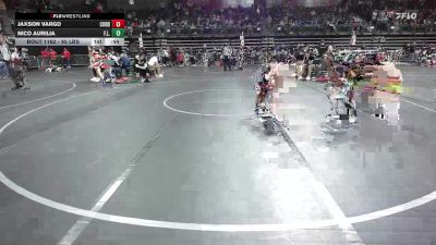 95 lbs Quarterfinal - Jaxson Vargo, Cordoba Trained vs Nico Aurilia, F.l.o.w.