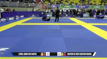 Maycon Da Fonte Martins Ribeiro vs Leonel Andre Dos Santos 2025 Brasileiro Jiu-Jitsu IBJJF