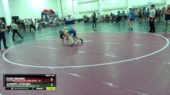 190 lbs Round 6 (16 Team) - Zander Lockling, Nebraska Green Machine (Dev B) vs Kade Renner, S.E.O. Wrestling Club- Team White