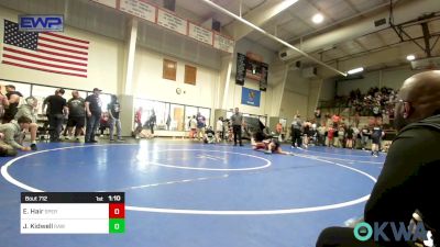 80 lbs Quarterfinal - Evan Hair, Sperry Wrestling Club vs Jonathan Kidwell, Raw Wrestling Club