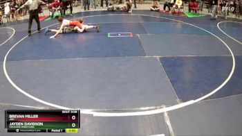 111 lbs Cons. Round 2 - Brevan Miller, JWC vs Jayden Davidson, Cougars Wrestling